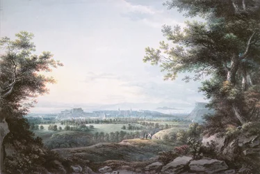 Edinburgh von Süden, 18. Jahrhundert